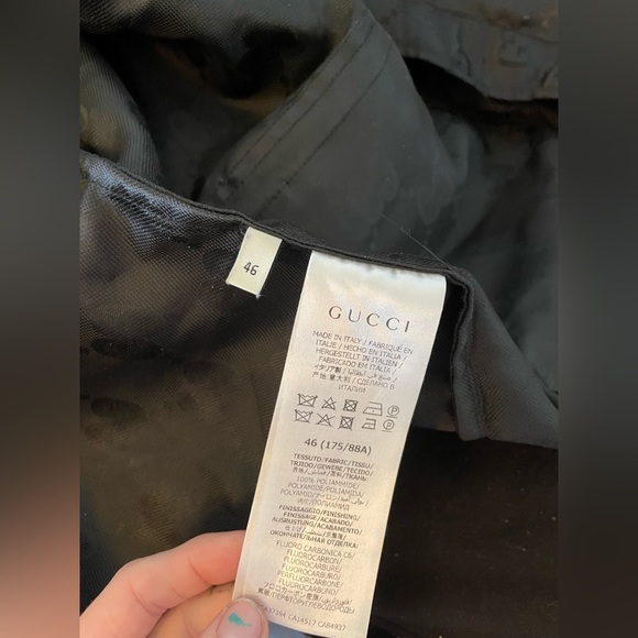 GUCCI BOMBER COAT MENS SIZE 46 - Picture 6 of 7